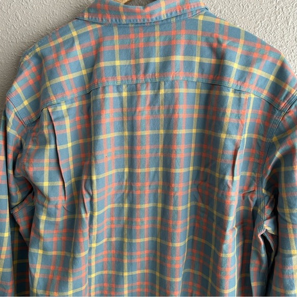 L.L. Bean NEW Blue Plaid 100%‎ Cotton Long Sleeve Twill Button Up Tall Shirt NWT - Picture 5 of 9